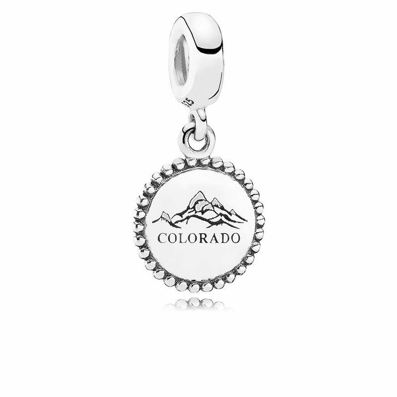 Pandora Colorado Snow Cap Dangle Charm Silver Egypt XV2417935
